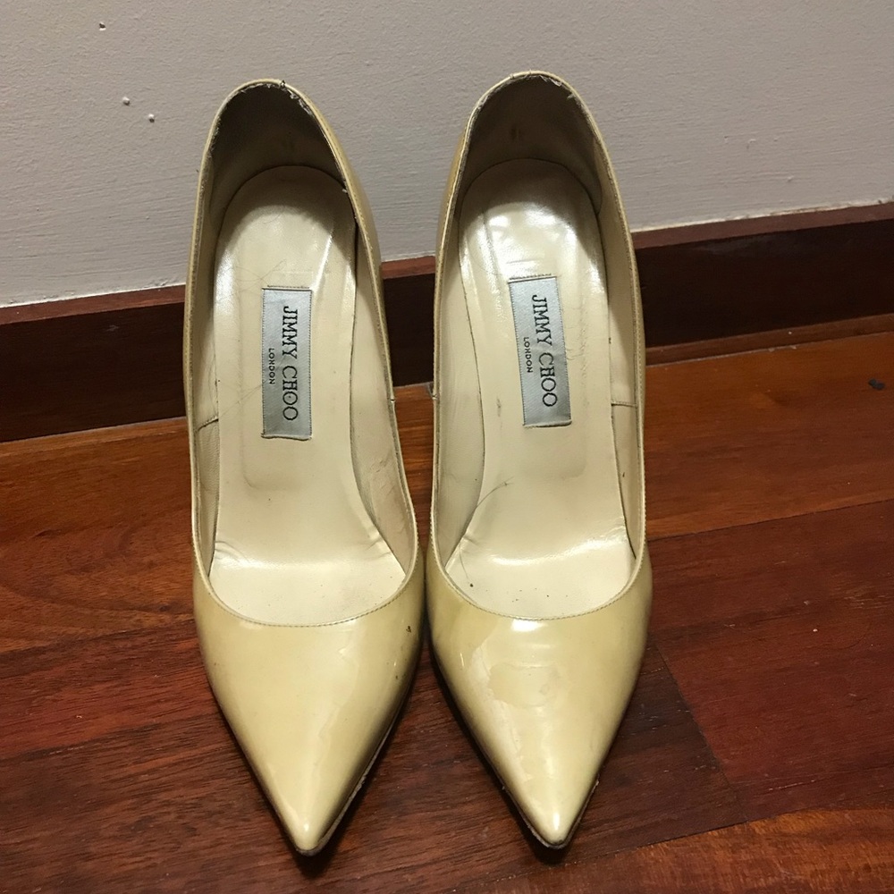 Jimmy Choo Anouk Patent Leather Pumps sz 39